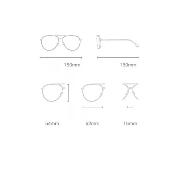 عینک آفتابی میجیا مدل Luke Moss Grey msg02gl