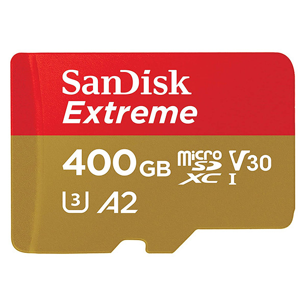 کارت حافظه microSDXC سن دیسک مدل Extreme کلاس A2 استاندارد UHS-I U3 سرعت 160MBps ظرفیت 400 گیگابایت