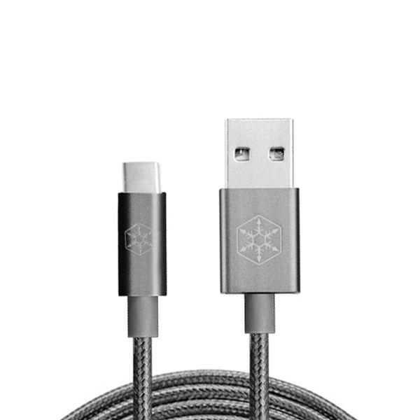 کابل تبدیل USB به USB -C سیلوراستون مدل CPU04 طول 1.8متر