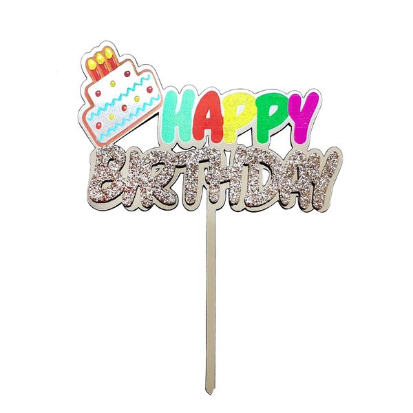 تاپر کیک مدل happy birthday کد mm23