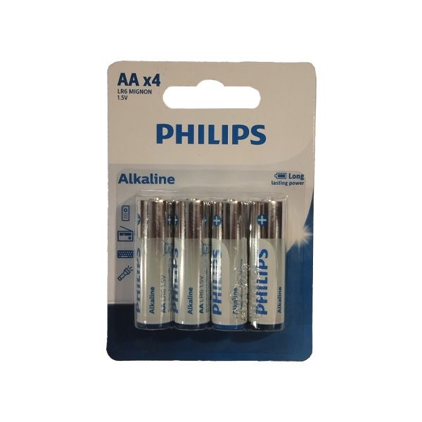 باتری قلمی فیلیپس مدل Alkaline بسته چهار عددی