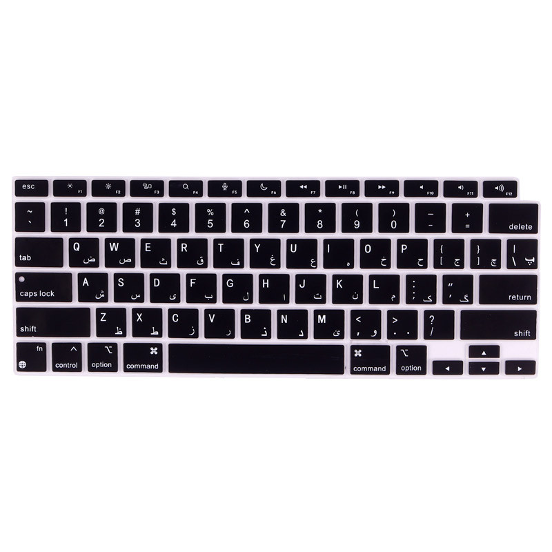 محافظ كيبورد با حروف فارسی مدلmgn63-mgd3-mgn93 مناسب برای لپ تاپ اپل MacBook Air2020