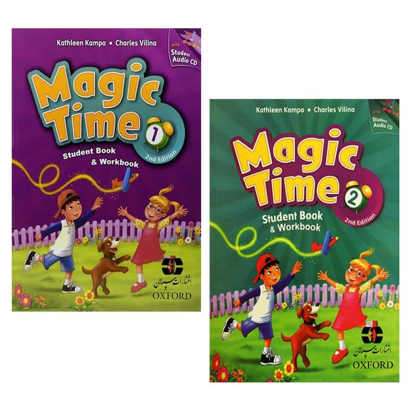 کتاب Magic Time اثر Kathleen Kampa And Charles Vilina انتشارات سپاهان دو جلدی