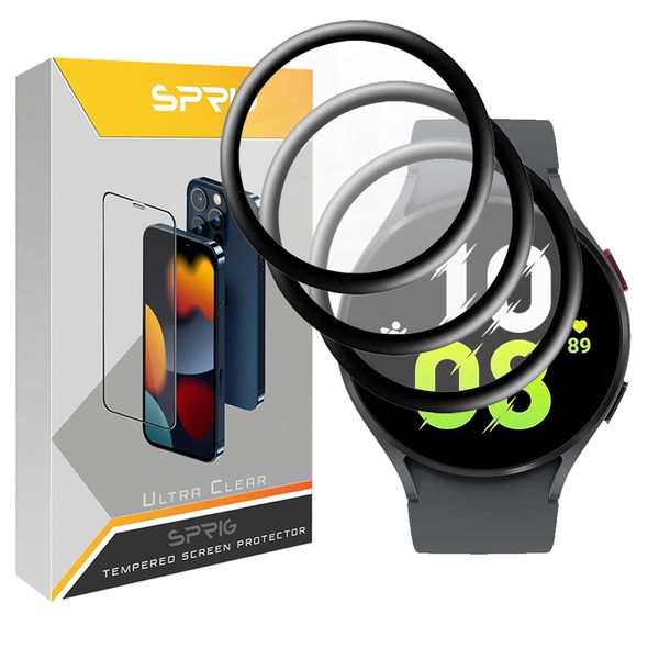 محافظ صفحه نمایش نانو اسپریگ مدل Pmma-SPG مناسب برای ساعت هوشمند سامسونگ Galaxy Watch 5 44mm بسته سه عددی