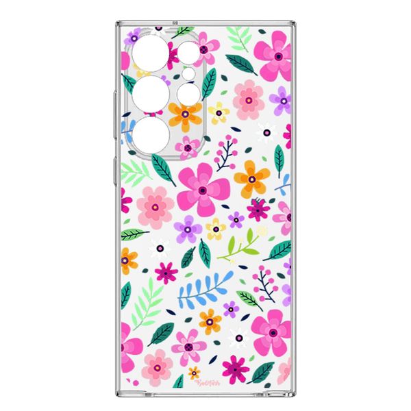 کاور طرح گل مناسب برای گوشی موبایل سامسونگ Galaxy S23 Ultra 