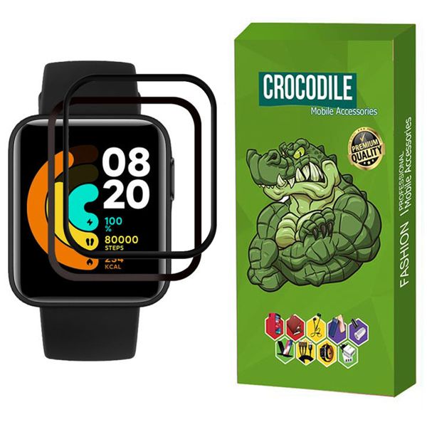 محافظ صفحه نمایش کروکودیل مدل C-PWM مناسب برای ساعت هوشمند شیائومی Mi Watch Lite بسته 2 عددی