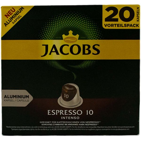 کپسول قهوه جاکوبز مدل Espresso Intenso بسته 20 عددی