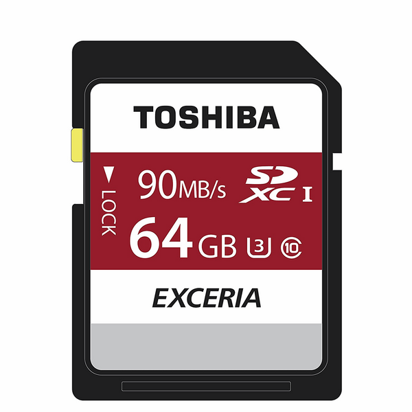 کارت حافظه SDHS توشیبا مدل EXCERIA N302 کلاس 10 استاندارد UHS- I سرعت 90MBps |ظرفیت 64GB