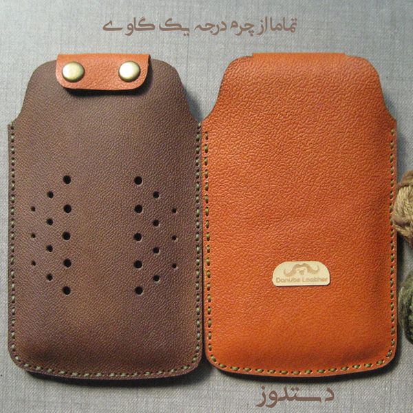 کیف چرم دانوب مدل DL002 مناسب برای گوشی موبایل 6.2 اینچی مجموعه دو عددی
