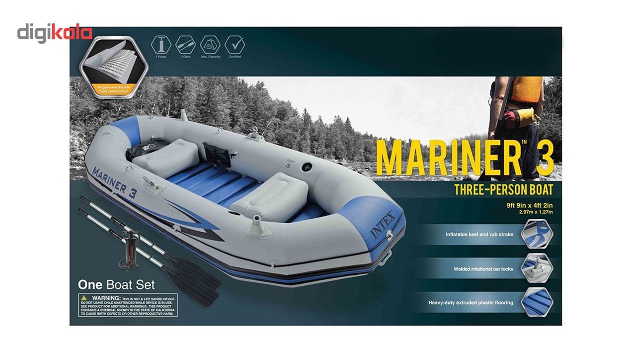قایق بادی اینتکس مدل Mariner3