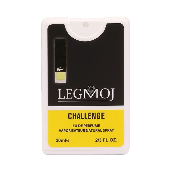 عطر جیبی مردانه لگموج مدل Lacoste Challenge حجم 20 میلی لیتر