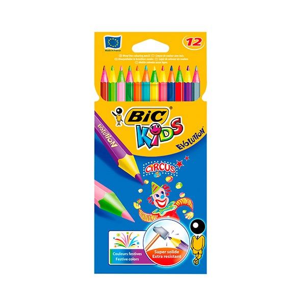 مداد رنگی بیک کیدز اولوشن 12 رنگ