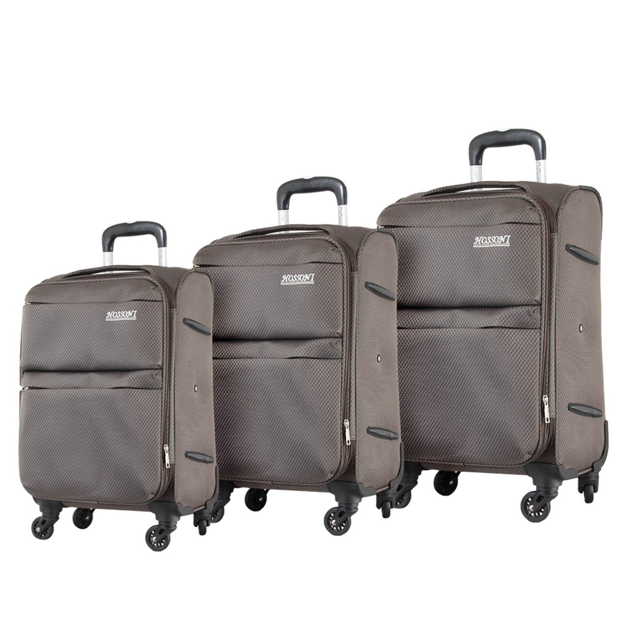 مجموعه سه عددی چمدان هوسنی مدل 3-1-8018
