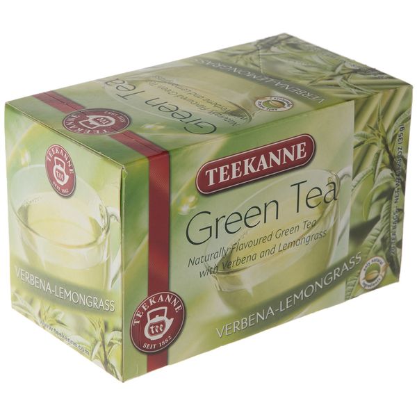 چای کیسه‌ ای تی کانه مدل Green Tea Verbena Lemongrass بسته 20 عددی