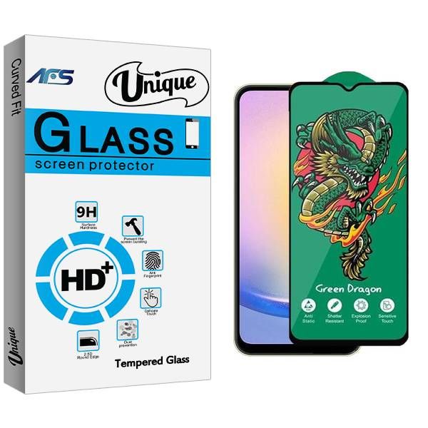 محافظ صفحه نمایش ای اف اس مدل Unique Green_Dragon مناسب برای گوشی موبایل سامسونگ Galaxy A25