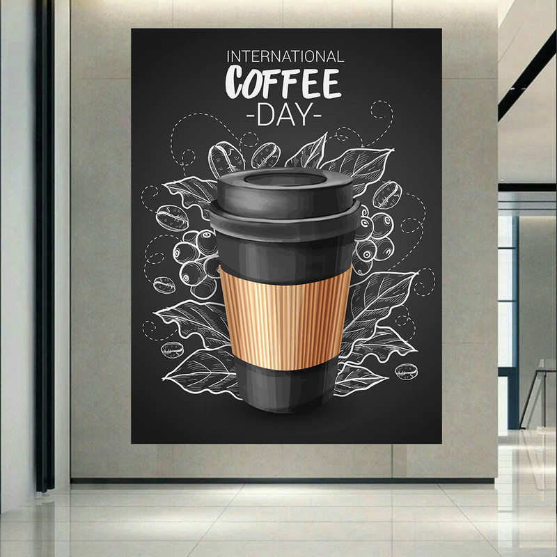 پوستر بک لایت طرح قهوه مدل COFFEE DAY کد AR30727