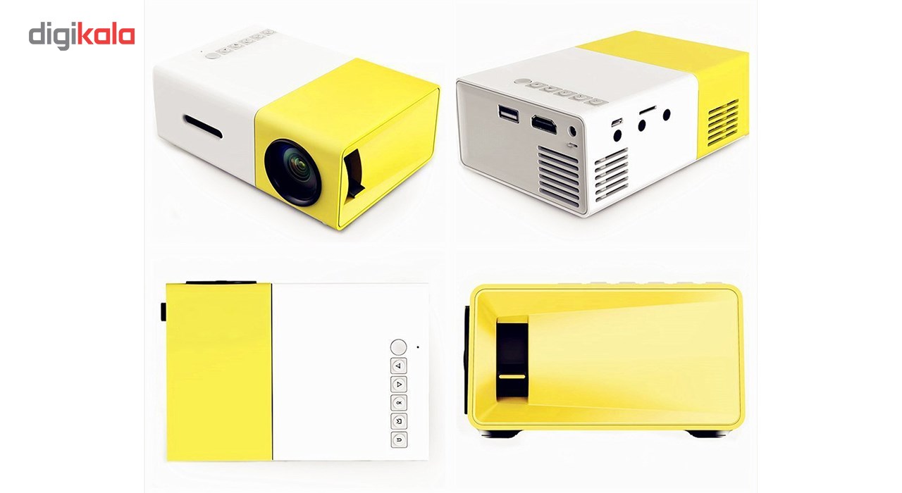 ویدئو پروژکتور قابل حمل مدل Yellow
