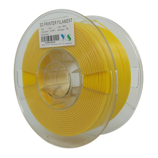 فیلامنت پرینتر سه بعدی PLA زرد 1.75 میلیمتر 1 کیلو