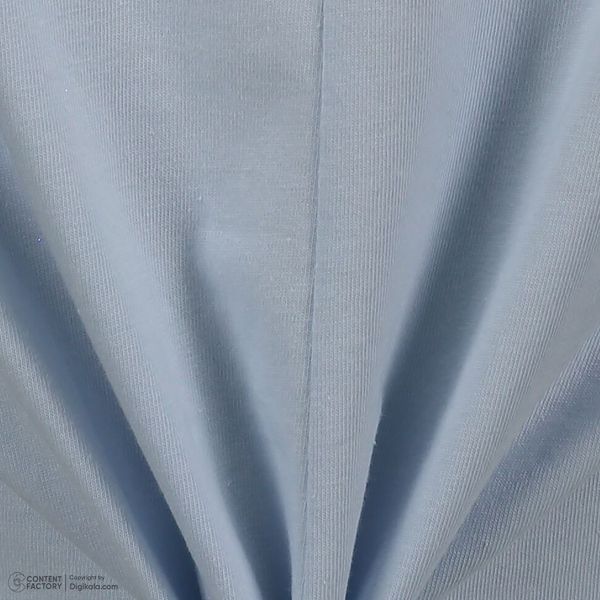 کراپ‌تی شرت آستین کوتاه زنانه نیو نیل مدل A5026 رنگ آبی