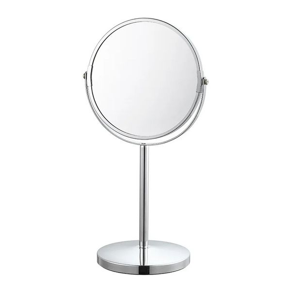 آینه آرایشی مدل رومیزی استیل ضد زنگ