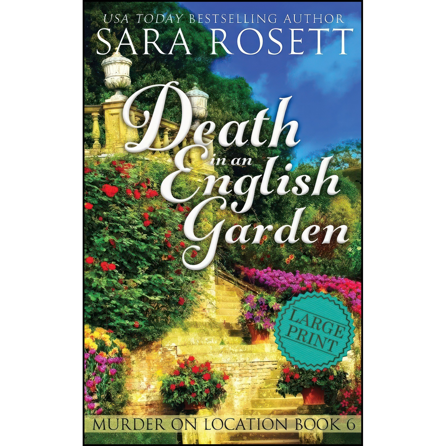 کتاب Death in an English Garden  اثر Sara Rosett انتشارات McGuffin Ink
