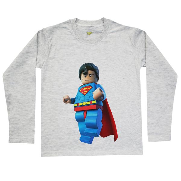 تی شرت پسرانه کارانس طرح لگو سوپرمن مدل BTLM-1082