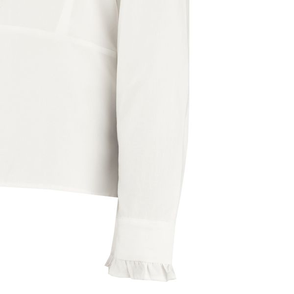 شومیز آستین بلند زنانه سرژه مدل 207302 رنگ سفید