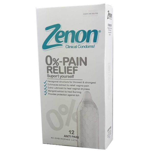 کاندوم زنون مدل 0-Pain Relief بسته 12 عددی