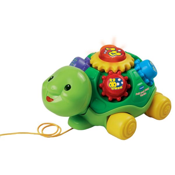 بازی آموزشی وی تک مدل Baby Pull and Play Turtle 143103VT