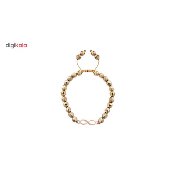 دستبند طلا 18 عیار زنانه مرجان مدل 0747