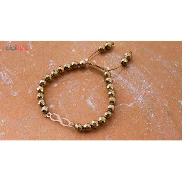 دستبند طلا 18 عیار زنانه مرجان مدل 0747