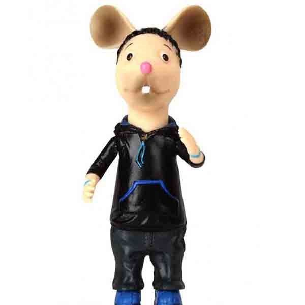 عروسک جاسوئیچی مشکی شهر موش‌ها سایز 1