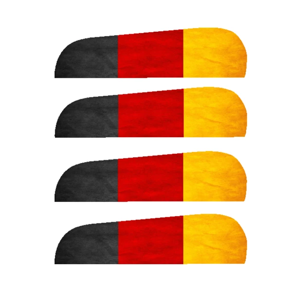 برچسب دستگیره خودرو نکسان طرح پرچم آلمان کد SD001 مناسب برای تیبا 2 مجموعه 4 عددی
