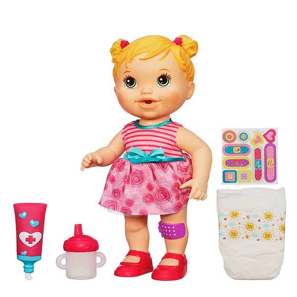 عروسک بی بی الایو مدل Baby Gets a Boo-Boo سایز 4