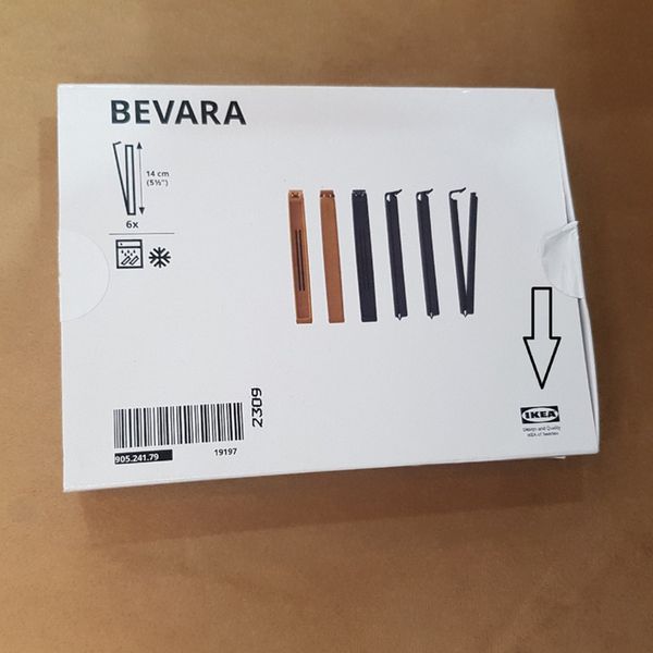گیره کیسه ایکیا مدل BEVARA کد 90524179 مجموعه 18 عددی