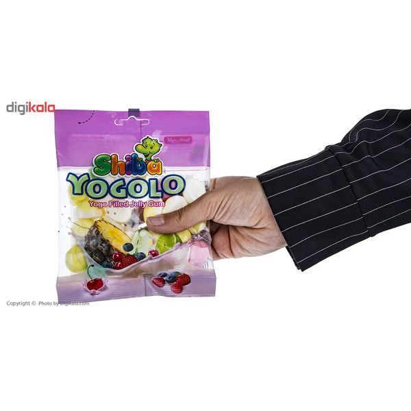 پاستیل میوه ای شیبا مدل Yogolo مقدار 90 گرم