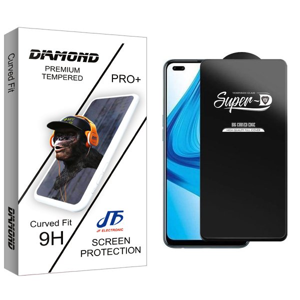 محافظ صفحه نمایش جی اف مدل Diamond SuperD مناسب برای گوشی موبایل اوپو F17 Pro