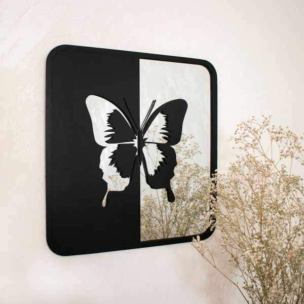 تابلو آینه مدل پروانه