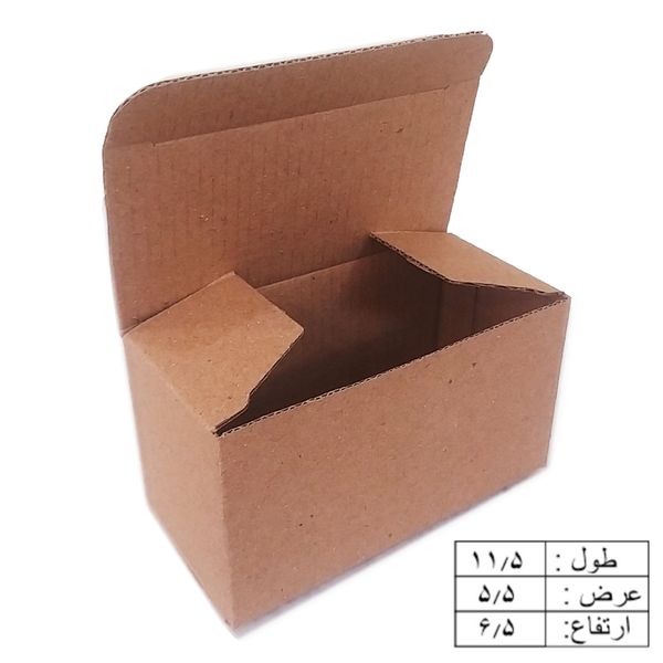 کارتن بسته بندی مدل d99_11.5×5.5×6.5 بسته 10 عددی