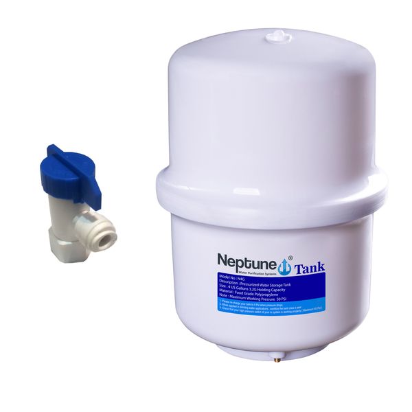 مخزن دستگاه تصفیه آب نپتون مدل NP4 به همراه شیر