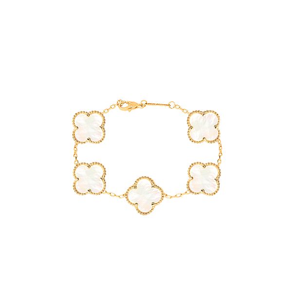 دستبند طلا 18 عیار زنانه ماوی گالری مدل ونکلیف 5