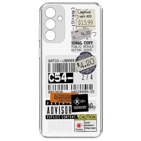 کاور طرح Barcode مناسب برای گوشی موبایل سامسونگ  Galaxy A55