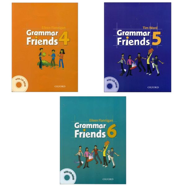 کتاب Grammar Friends 4-5 اثر Tim Ward and Eileen Flannigan انتشارات آکسفورد 3 جلدی