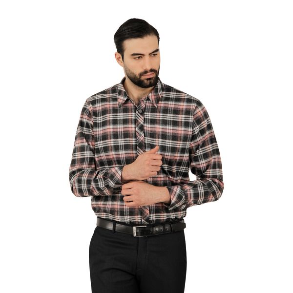 پیراهن آستین بلند مردانه پاتن جامه مدل پشمی 102721020232443 