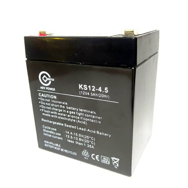 باتری یو پی اس 12 ولت 4.5 آمپرساعت کی پاور مدل key12-4.5