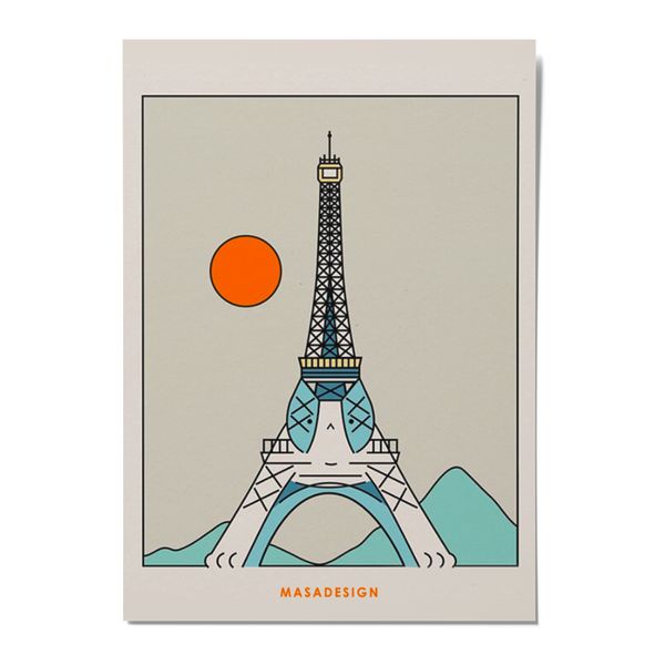 کارت پستال ماسا دیزاین مدل POSTSM128 PARIS