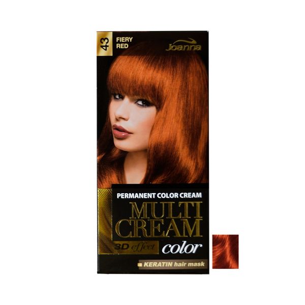 کیت رنگ مو جوآنا مدل Fiery Red شماره 43