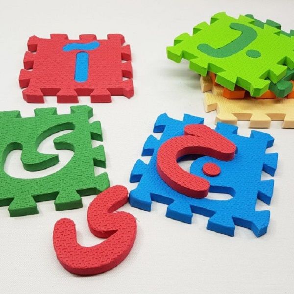 بازی آموزشی الفبای فارسی مدل حروف و اعداد بسته 42 عددی