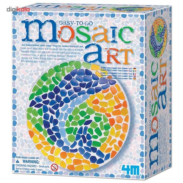 کیت آموزشی 4ام مدل Easy To Do Mosaic Art Dolphin 04523