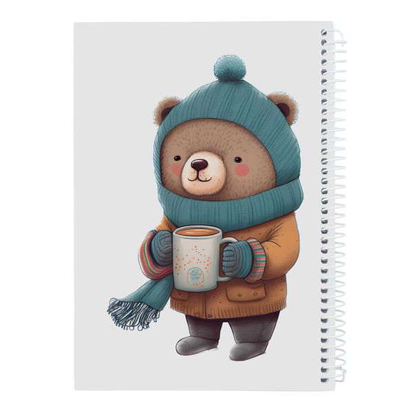 دفتر نقاشی 40 برگ کارنیلا طرح خرس عروسکی و ماگ قهوه کد kdn644
